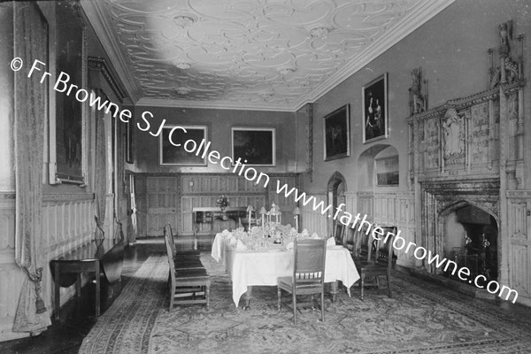 ADARE MANOR  DINING ROOM